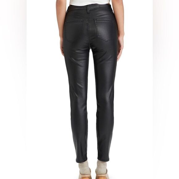 Women Sanctuary Hayden Coated Skinny Ankle pants black size 26 New - Picture 7 of 12